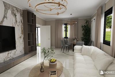 Casa P+1 cu proiect de design interior - 1