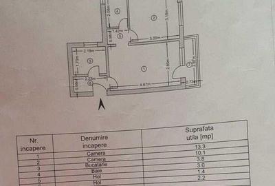 Apartament cu 2 camere, Micro39A Apartament cu 2 camere, Micro39A - 10