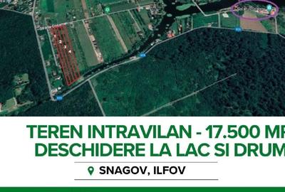 SNAGOV, Teren intravilan - 17.500 mp - DESCHIDERE LA LAC SI DRUM - 3