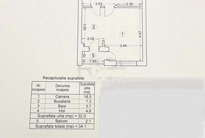Garsonieră semidecomandată, mobilată în Grozăvești - 9