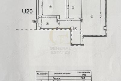 Vanzare apartament cu 2 camere, 53 m.p. - Gata de intrare. - 4