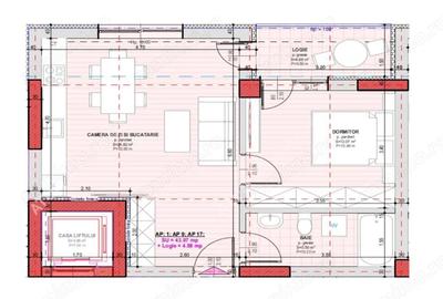 Apartament cu 2 camere în Central