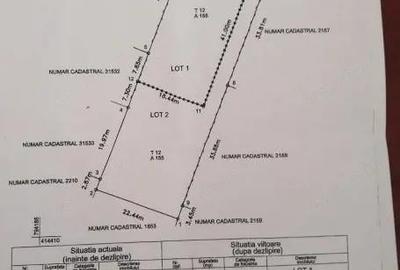 Teren de 841 mp, în Câșlița
