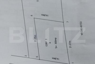 Teren de 811 mp, în Central