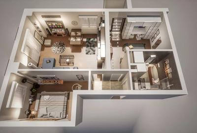 Apartament de vanzare, cu 3 camere, 60 mp, zona Ansamblul Vest Residence - 3