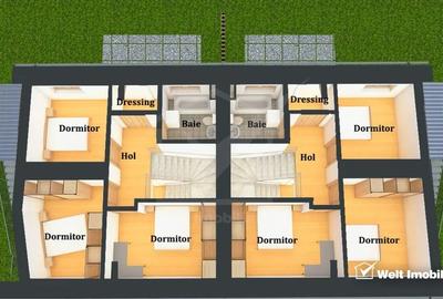 Duplex cu 4 camere cu Canalizare în Iris - 15