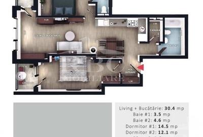 Apartamente cu 3 camere bloc nou in Floresti zona Vivo - 3
