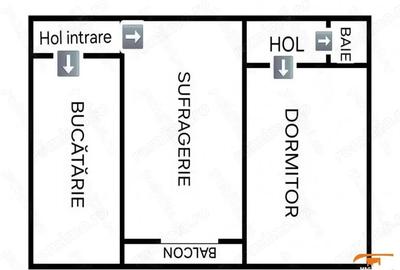 Apartament 2 camere zona Dambovita - 1
