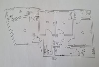 Apartament cu 3 camere decomandat, mobilat în Micro 17 - 15