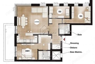 Apartament de vanzare 4 camere Petricani - Pipera - Nord I COM 0% - 3