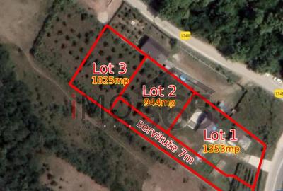 Teren Lupueni - Babana - intravilan 1025mp - 1