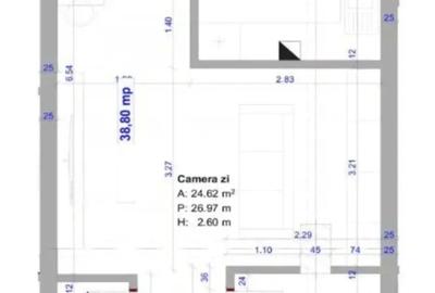 Garsonieră decomandată în Florești - 1