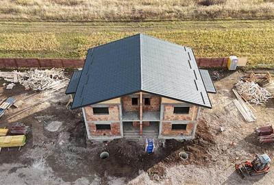 Duplex cu 4 camere cu Teren 350 Mp în Tărlungeni - 12