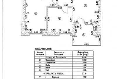 Apartament cu 3 camere decomandat, mobilat în Pipera - 10
