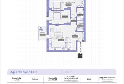 Apartament cu 3 camere semidecomandat în Pipera - 5