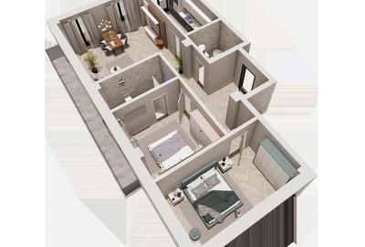 BERLIN 5 | 3 camere – etaj 4, finisaje moderne, loc de parcare inclus - 2