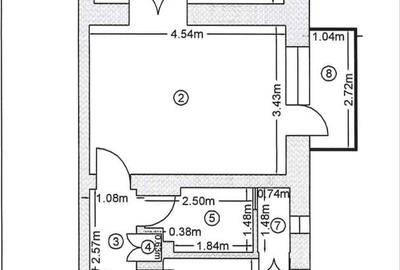 Apartament cu 2 camere semidecomandat în Central - 8