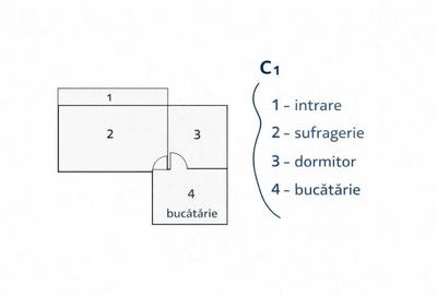Casă cu 4 camere în Central - 6