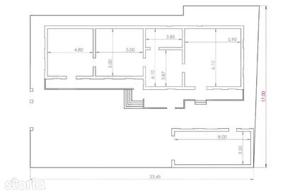 Casă cu 3 camere cu Teren 396 Mp în Central - 7