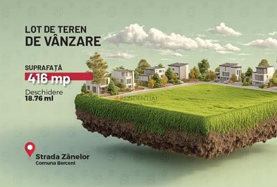 Teren Construcții intravilan de 416 mp, în Berceni