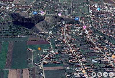 Teren intravilan de vanzare, cu vedere catre Dealul Lempes - Sanpetru - 585 mp - 2