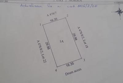 Lazu! Teren intravilan 490mp