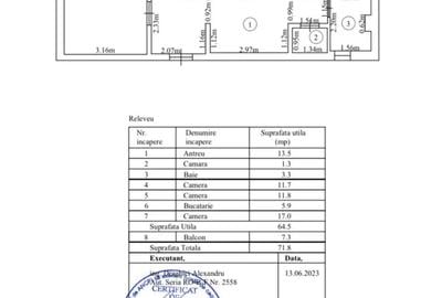 Proprietar vand apartement 3 camere blvd. Mihai Viteazu - 2