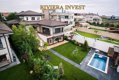 Ovidiu Sud-Vila de lux cu piscină și ponton situate pe malul lacului Siutghiol - 7