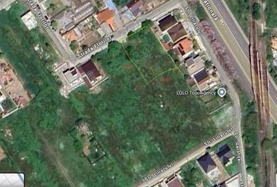 Teren de 1238 mp, în Exterior Vest