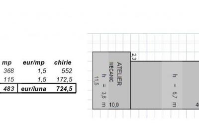 Depozit 483 mp Utvin Acces TIR, Curent Trifazic - 1