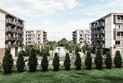 BRAUS CONFORT VIȘANI - Apartament Tip E – 2 Camere Open Space + Dressing