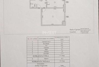 Apartament cu 2 camere decomandat în Dacia