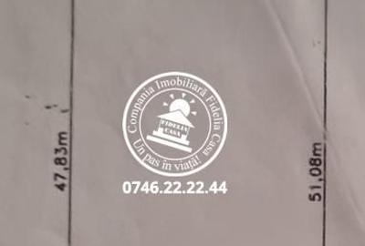 Teren de 1000 mp, în Tomești