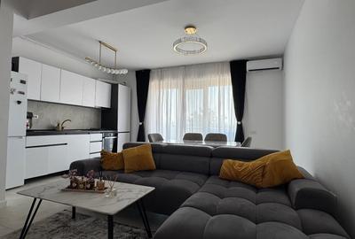 Apartament cu 2 camere nedecomandat, mobilat în Giroc