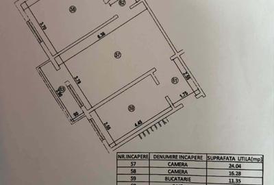 Apartament cu 2 camere semidecomandat, mobilat în Grădiște