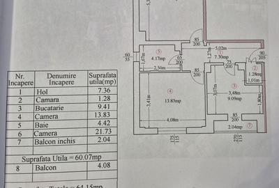 Apartament cu 2 camere decomandat în Central - 7