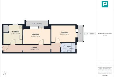 Apartament cu 2 camere decomandat în Micălaca - 7