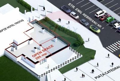 Spațiu comercial, de 295 mp, în Central - 3