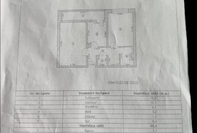 Apartament cu 2 camere decomandat în Micro 20
