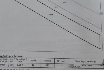 Teren de 5984 mp, în Meseșenii de Sus - 1