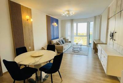 Apartament cu 2 camere semidecomandat, mobilat în Floreasca