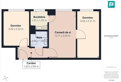 Apartament cu 3 camere semidecomandat în Valenta - 9