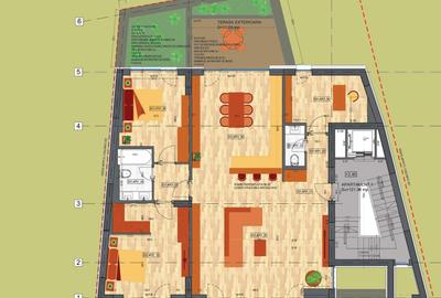 Apartament cu 3 camere decomandat în Dacia - 4