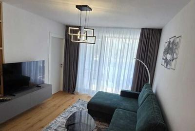 Apartament cu 2 camere semidecomandat, mobilat în Pipera