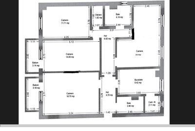 Apartament cu 4 camere decomandat în Complex Studențesc