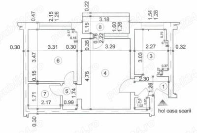 Apartament cu 2 camere în Sud - 7