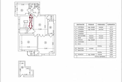 Apartament cu 3 camere în Dorobanți