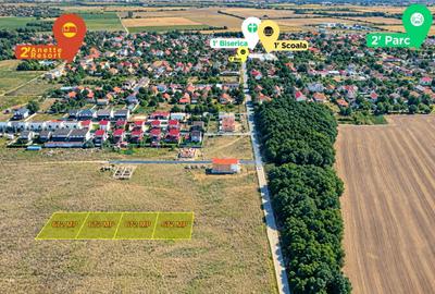 Teren Construcții intravilan de 672 mp, în Covaci