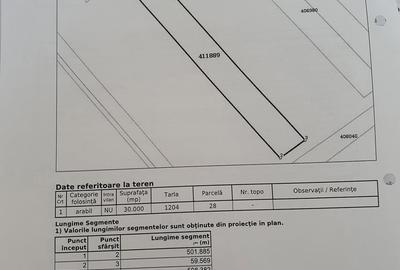 Teren de 92400 mp, în Exterior Vest