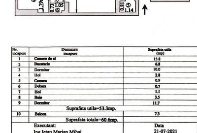 Apartament cu 3 camere în Central - 11